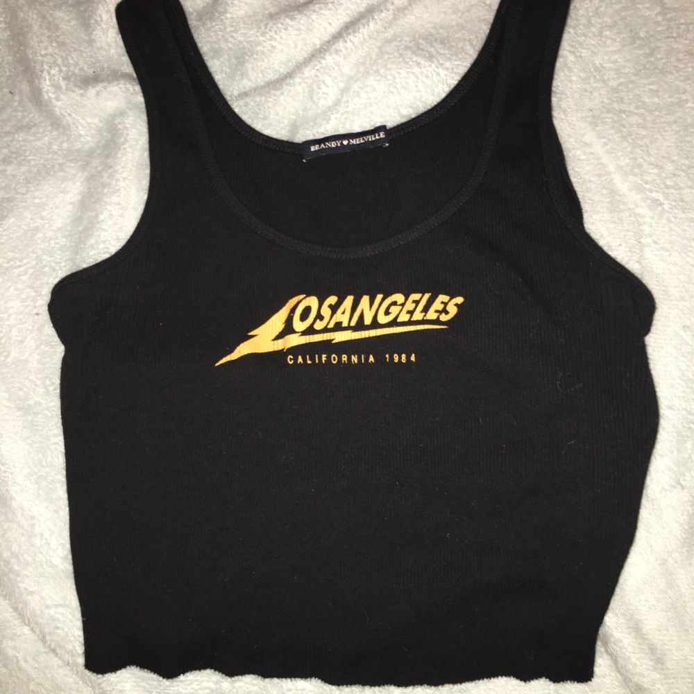 Los Angeles tank top/ brandy Melville 🖤